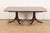 Henredon Georgian Banded Mahogany Double Pedestal Dining Table, Newly Refinished For Sale - Image 10 of 10