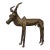 African Bronze Antelope Sculpture For Sale