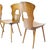Mid-Century Modern Set of Three Mid Century Swedish Modern Molded Birch Plywood Chairs Dowels Legs For Sale - Image 3 of 5