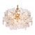Chandelier in Brass and Crystal Glass from Kinkeldey, Germany, 1970s For Sale - Image 11 of 11