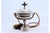Silver Silver Pyx with Cross on the Lid and Suspension Cord For Sale - Image 8 of 9