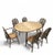 Windsor Wheelback Dining Table and Chairs from Oirschotse Meubelindustrie, 1950s, Set of 7 For Sale - Image 10 of 18