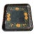 Antique French Hand-Painted Floral Toleware Tray For Sale