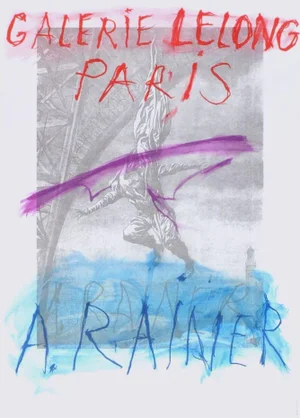 1990 Arnulf Rainer Lelong Gallery Lithograph Poster
