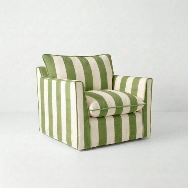 A joyous beautiful armchair made by hand in the USA using natural materials with a large dollop of comfort. 'Tradition...