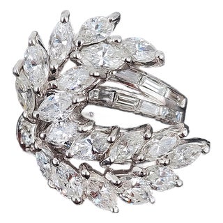 3.15 Ct Diamond Ring, Size 6 For Sale