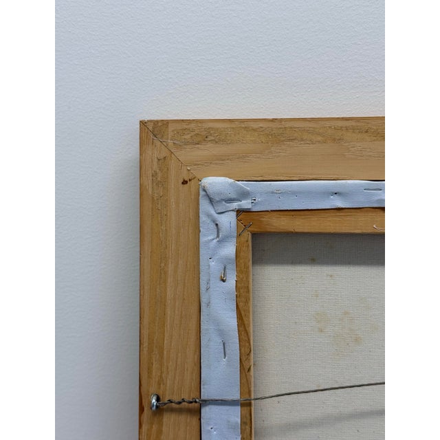 1980s Oil Painting on Canvas of a Vessel in the Sea Beautiful Ship, Signed Angell For Sale - Image 10 of 11