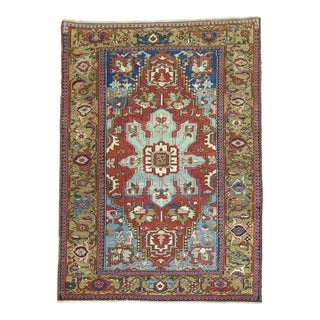 Antique Serapi Rug - 5'2" x 6'10" For Sale