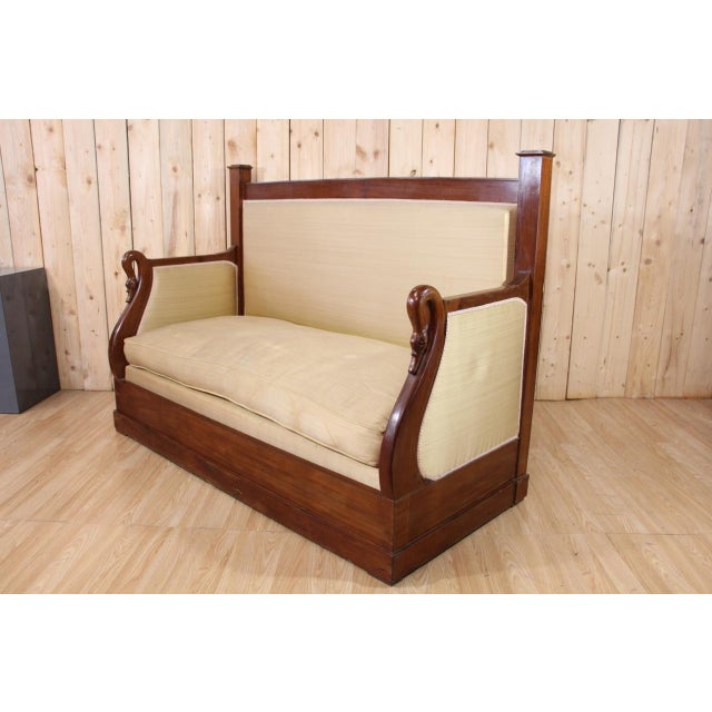 Turkish Restoration Swan Neck Sofa For Sale - Image 9 of 9