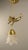 Gold Brass Ceiling Lamp with Putto, France, 1910s For Sale - Image 8 of 10