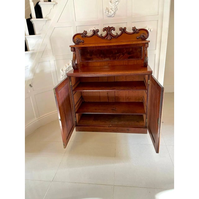 Antique Carved Mahogany Sideboard For Sale - Image 5 of 14