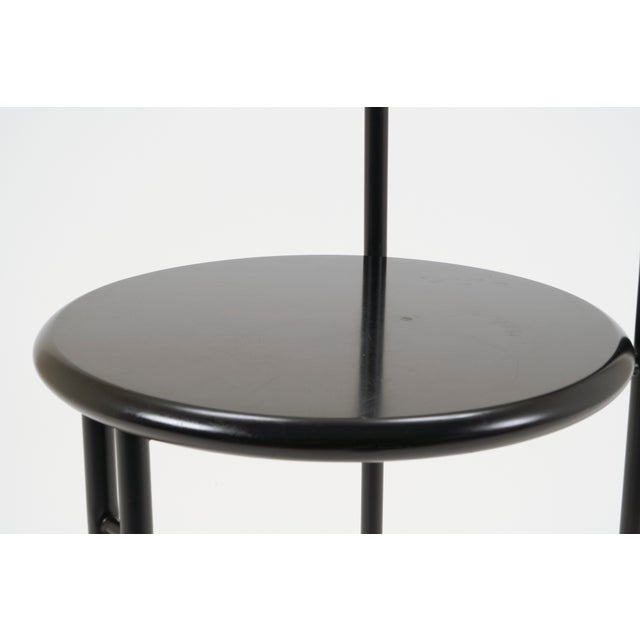 Vintage Postmodern Black Valet Stand, 1980s For Sale - Image 10 of 11