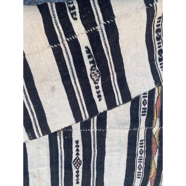 Vintage Long Malian Tribal Woven Kilim For Sale - Image 17 of 18