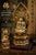Japanese Carved Wood Buddha With Gold Leaf & Black Lacquer Mid-20th Century For Sale In San Francisco - Image 6 of 12