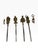 Mid 20th Century Turkish Brass & Stainless Steel Shish Kebab Skewers - Set of 16 For Sale - Image 4 of 7