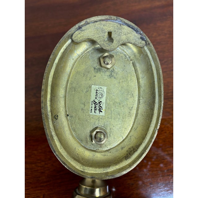 Metal Vintage Gatco Mid Century Style Solid Brass Wall Sconce For Sale - Image 7 of 10