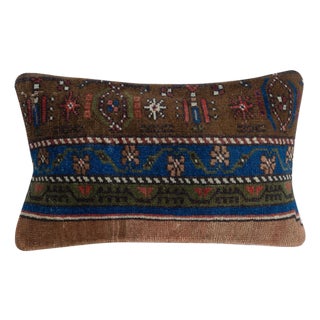 12"x20" Handmade Turkish Cushion Cover. Handmade Rug Pillow. Lumbar Pillow Cover For Sale