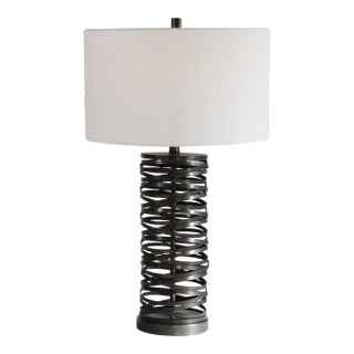 Alita Rust Black Table Lamp For Sale