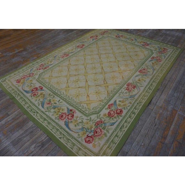 Early 20th Century French Aubusson Carpet ( 6' x 8'3" - 183 x 251 )