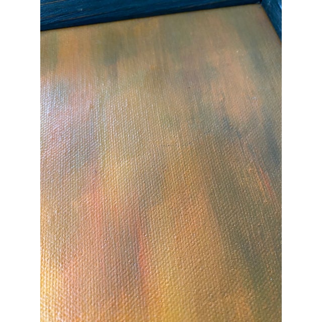 Folk Art Original Farmhouse Painting Signed (1972) For Sale - Image 10 of 13