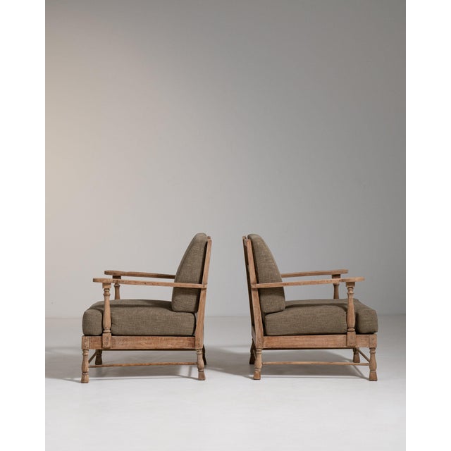 Wood 19th Century France Mid-century Modern Tan Wood Armchair For Sale - Image 7 of 11