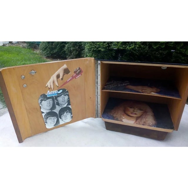 Art Deco Bedside Tables and Mirror, Set of 3 For Sale - Image 9 of 11