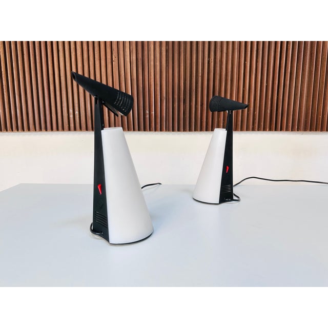 Iota Table Lamps by Hikaru Mori for Nemo, Italy, 1990s, Set of 2 For Sale - Image 13 of 18