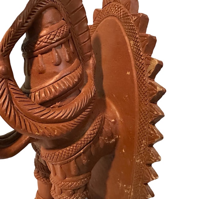 Antique Asian Hand Crafted Terra Cotta Horse Bookends For Sale - Image 4 of 7