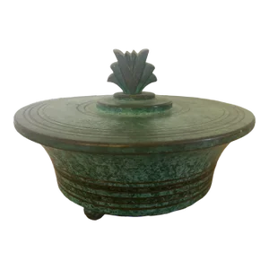 1920s Patinated Art Deco Bronze Box by Carl Sorenson