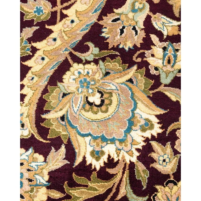 Traditional Mogul, One-of-a-Kind Hand-Knotted Area Rug in Red, 8' 2" x 10' 2" For Sale - Image 3 of 8
