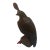 Mid-Century Hand-Carved Ironwood Quail Figurine For Sale