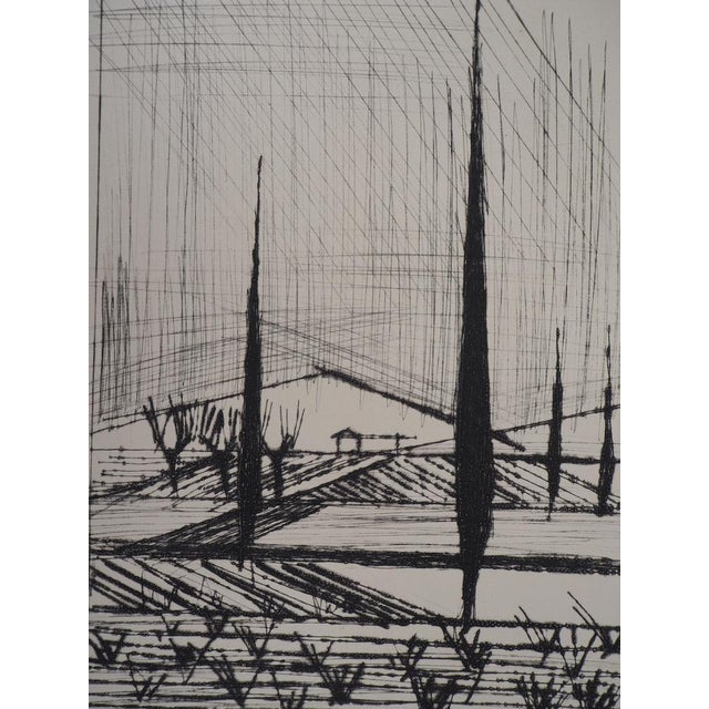 Modern Bernard Buffet, Italian Landscape, Etching For Sale - Image 3 of 5