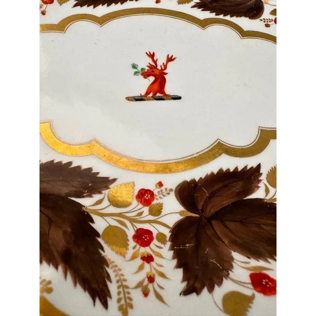English Antique Worcester Early 19c Barr Flight & Barr English Porcelain Platter C.1810 For Sale - Image 3 of 4