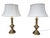 Brass Mid 20th Century Solid Brass Stiffel Office Desk Lamps- A Pair For Sale - Image 8 of 16