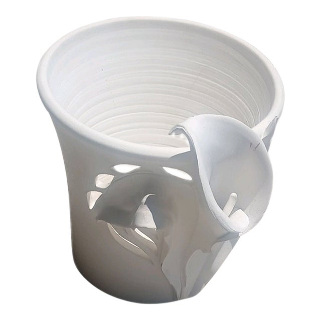 1960's Sgrafo Modern Vase by Peter Müller For Sale