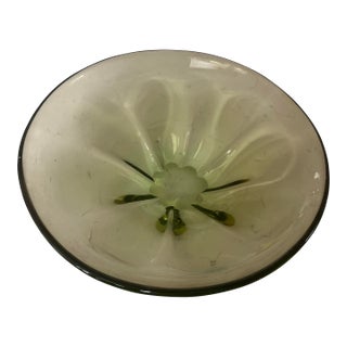 1940s Duncan & Miller Canterbury Uranium Bowl For Sale