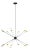 Ellen DeGeneres by Visual Comfort Studio Jax Large Chandelier, Black For Sale