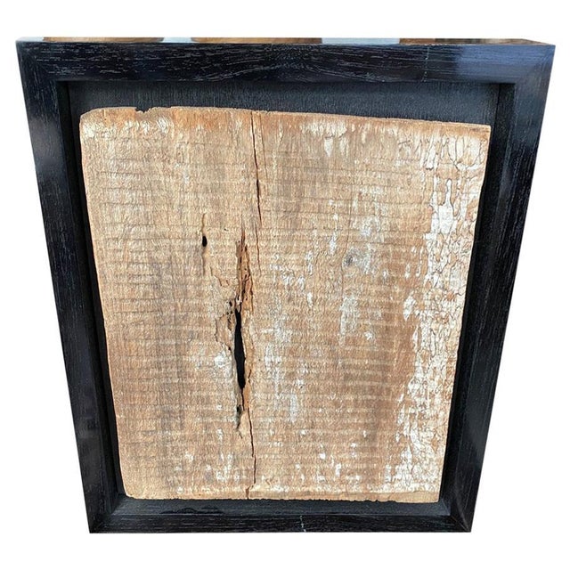 Antique hand carved architectural panel from Toraja Land. This carving symbolizes the protection of the home. Originally...