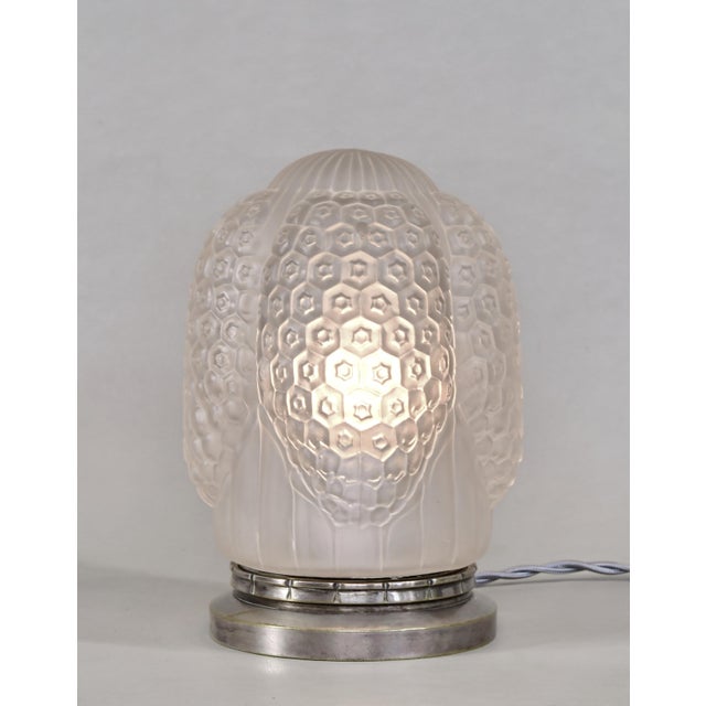 1920s French Art Deco Lamp by Simonet Freres & Dieupart - France For Sale - Image 4 of 15