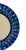 Mexican Round Mosaic Wall Mirror Inlaid With Ceramic and Glass Blue and Green Tile. 24 Inches. For Sale - Image 3 of 8