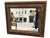 Antique Regency Style Black & Gold Chinoiserie Mirror.
