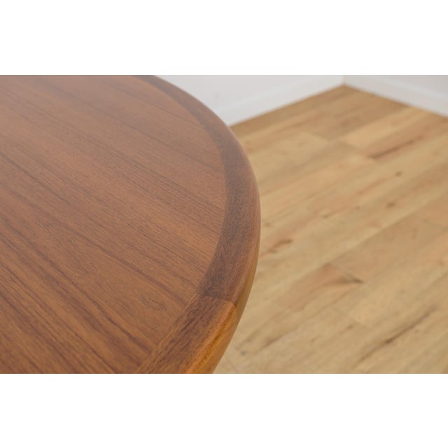 Mid-Century Modern Round Extending Dining Table in Teak, Denmark, 1960s For Sale - Image 14 of 18
