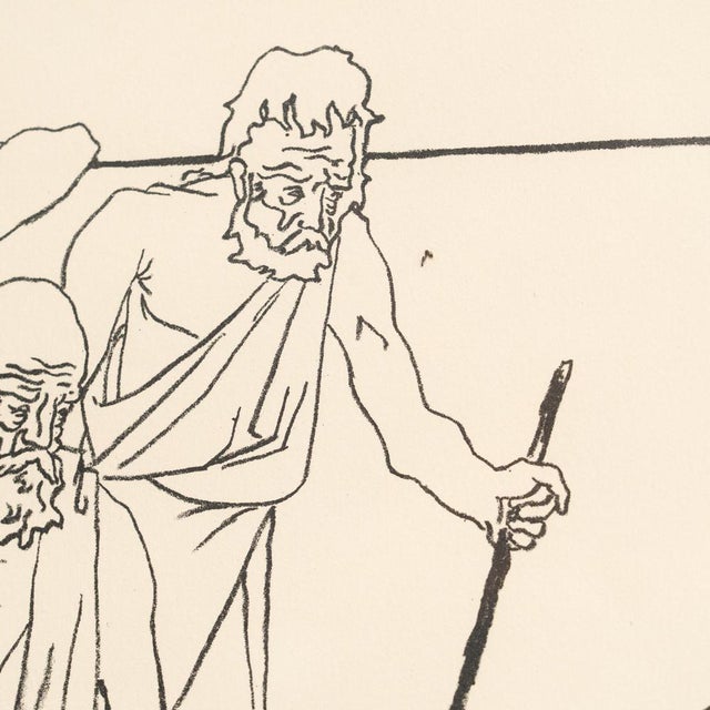 Togores, Composition, Large Lithograph, 1960s, Framed For Sale - Image 10 of 12