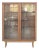 Mid 20th Century Rosewood & Glass Bookcase For Sale