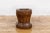 19th Century Rustic Teak Wood Mortar Urn, Antique Planter for Vintage Home Decor For Sale - Image 12 of 12