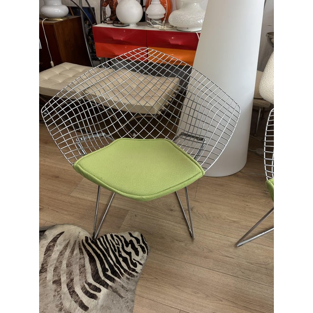 Metal Diamond Lounge Chair by Harry Bertoia for Knoll Inc., 2010s For Sale - Image 7 of 7