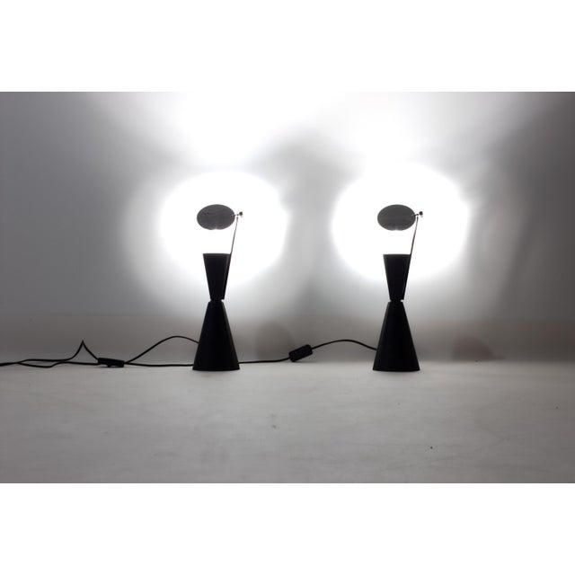 1980s Spanish Diabolo Lamps, 1980s, Set of 2 For Sale - Image 5 of 10