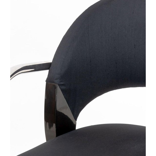 Postmodern Mitchell Pickard X Brueton Willow Armchairs, Pair For Sale - Image 3 of 6