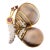 18k Rose Gold, Diamond, Ruby, and Pearl Butterfly-Form Ring For Sale
