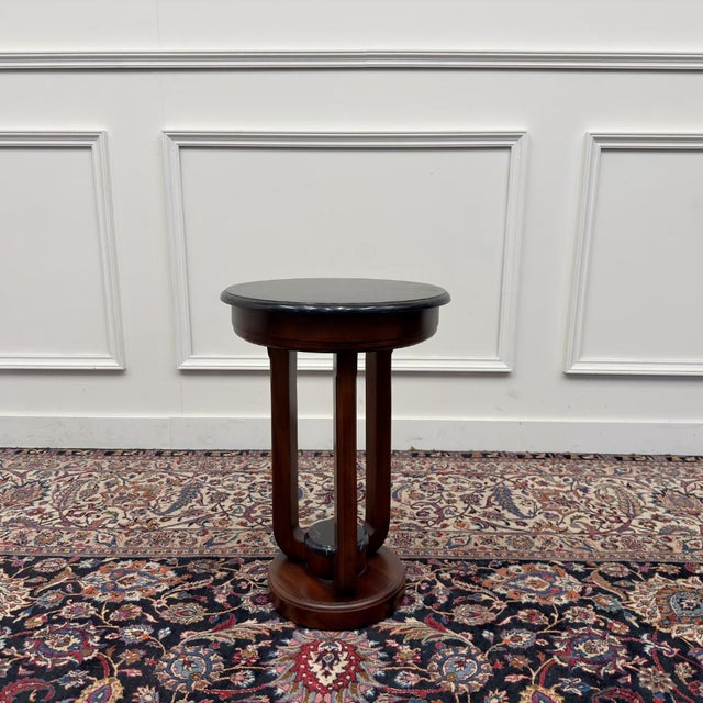 About this Art Deco Side Table with Marble Top Classic and Elegant | Antique coffee tables in English, Classic and Art...